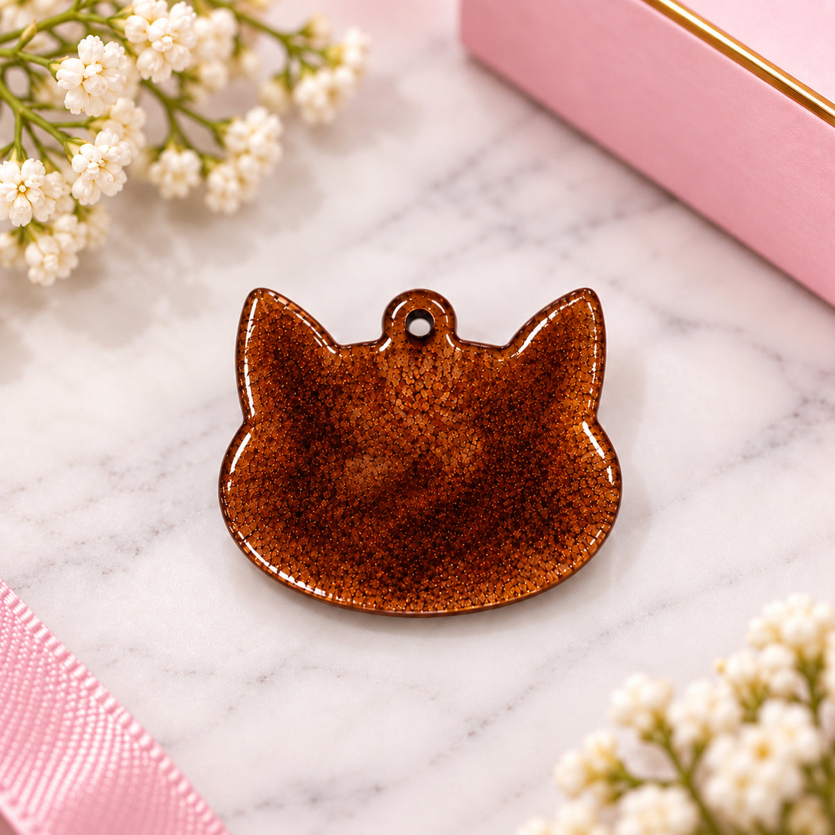Placa Para Animales En Forna De Gato