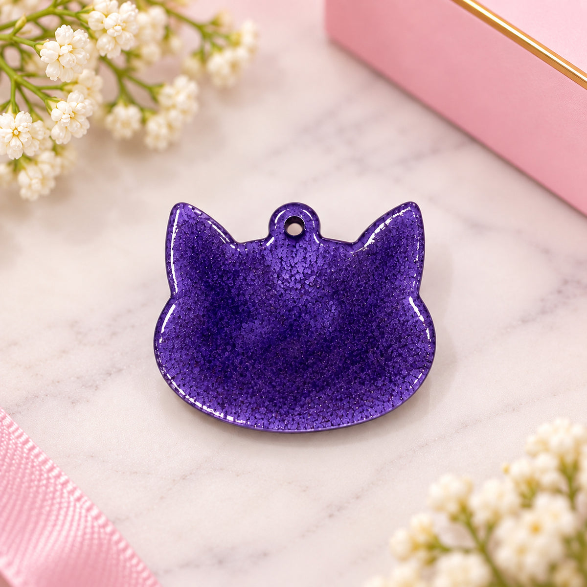 Placa Para Animales En Forna De Gato